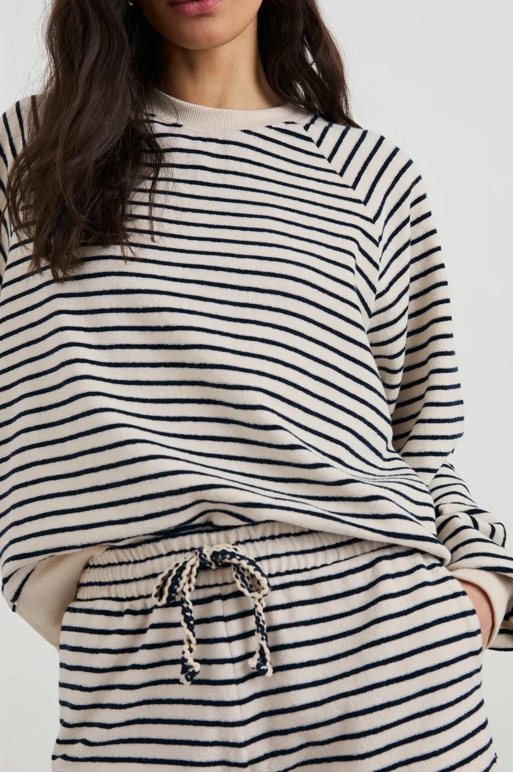 Sweatshirt*Rails - Theron SAILOR STRIPE TERRY TOWEL