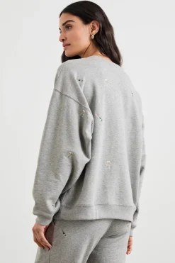 Sweatshirt*Rails - Varsity Sweatshirt CHAMPAGNE EMBROIDERY