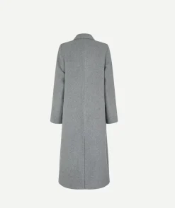 Yarns*Samsoe Samsoe - Falcon Coat GREY MEL.