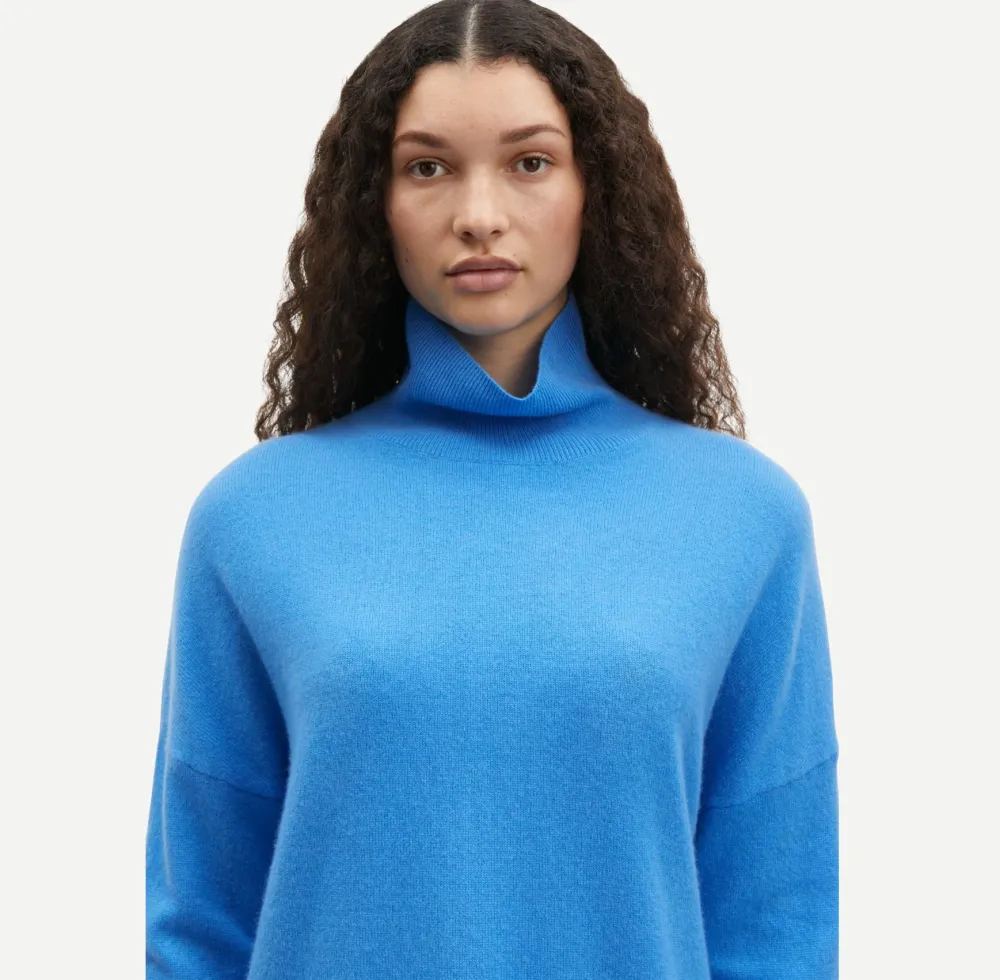 Wool & Cashmere*Samsoe Samsoe - Nola Turtleneck SUPER SONIC