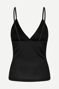 Without Sleeves*Samsoe Samsoe - Safaye Strap Top BLACK