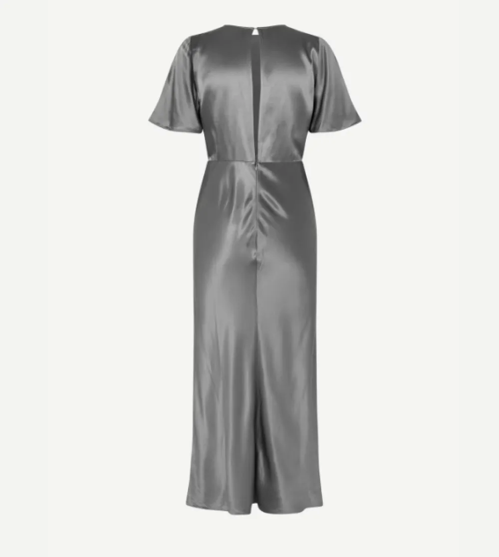 Occasions|Long*Samsoe Samsoe - Salucinda Dress BLACK OYSTER