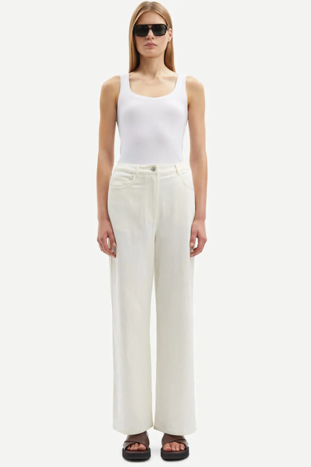 Trouser*Samsoe Samsoe - Sashelly Trousers SOLITARY STAR