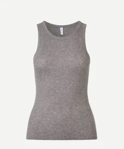 Without Sleeves*Samsoe Samsoe - Sasonnet Tank Top MID GREY MEL.