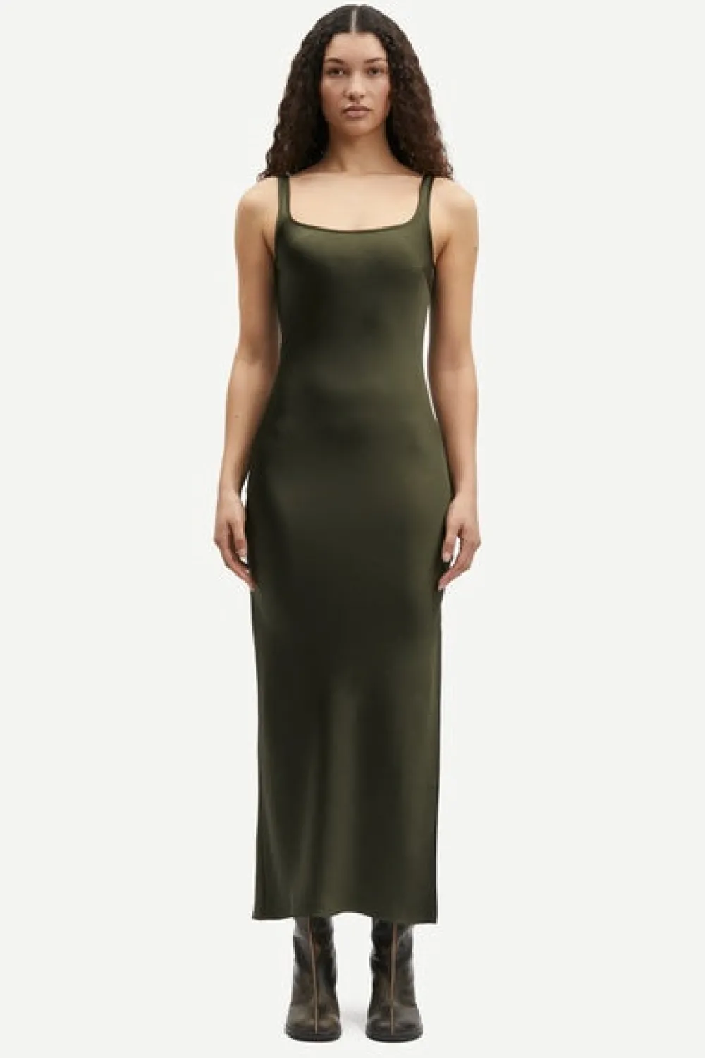 Long*Samsoe Samsoe - Sunna Dress FOREST NIGHT