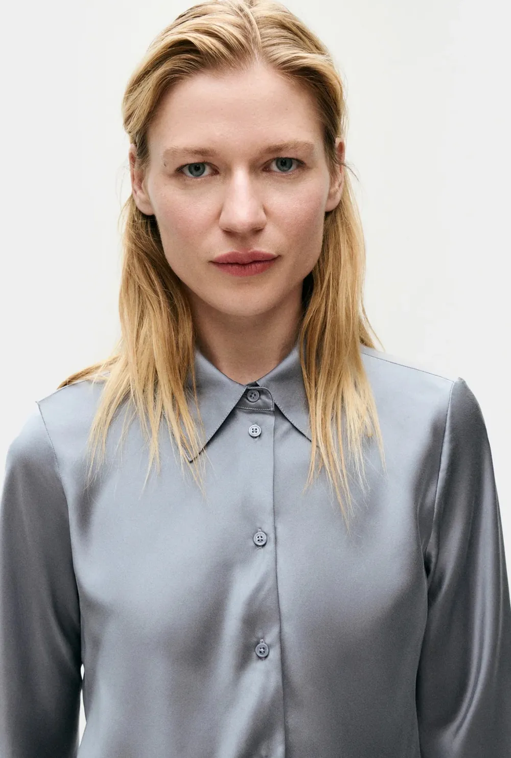 Blouses & Shirts*silk laundry - Bias Cut Shirt STORM