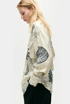Blouses & Shirts*silk laundry - Boyfriend Shirt FIBONACCI OFF-WHITE