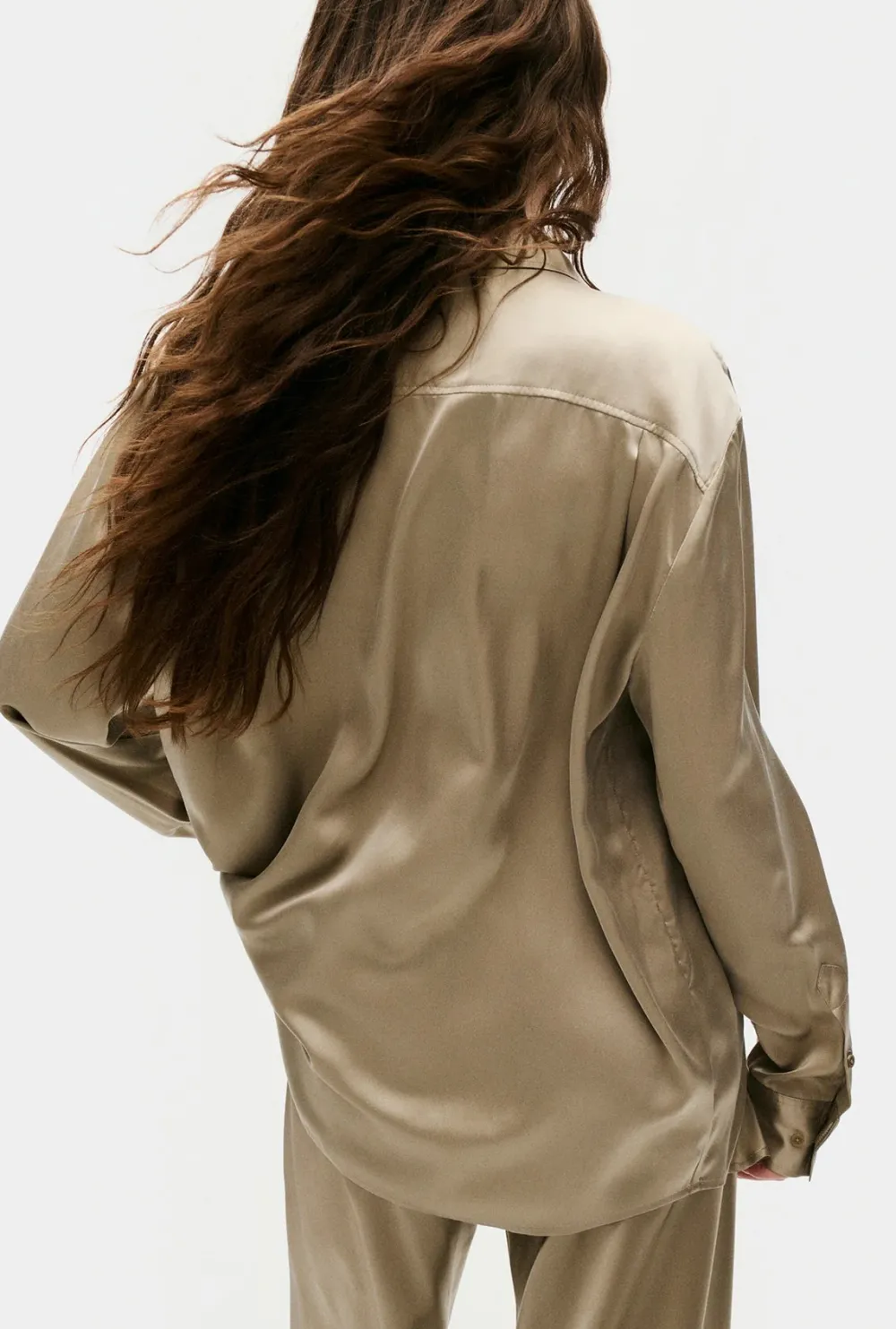 Blouses & Shirts*silk laundry - Boyfriend Shirt GRAPHITE