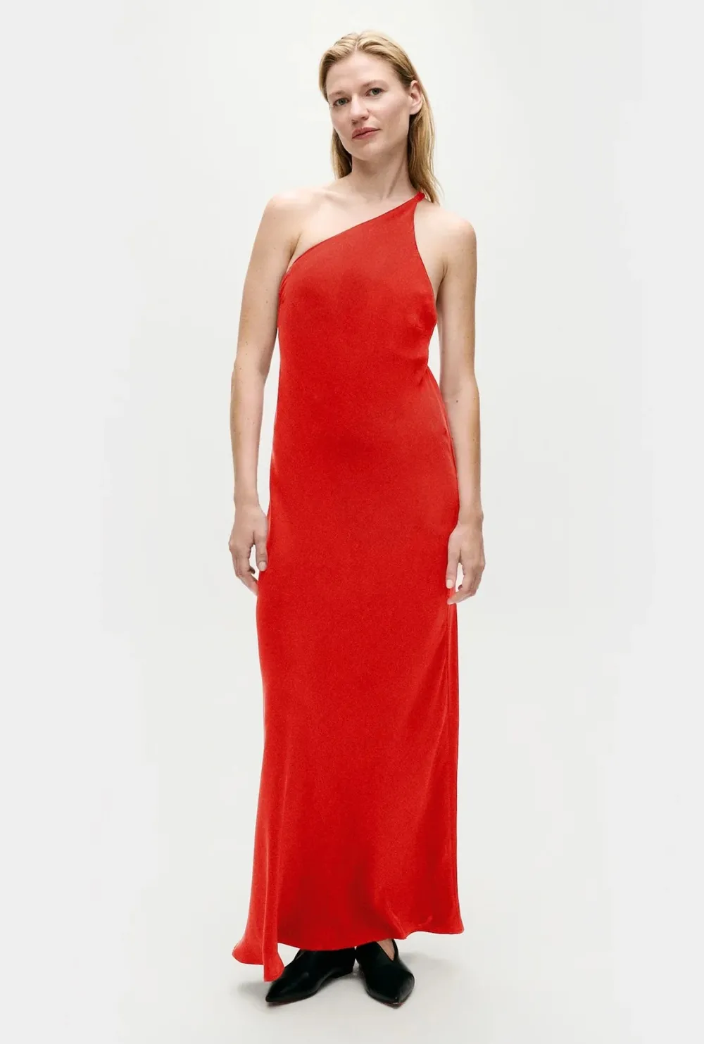 Long|Occasions*silk laundry - Slope Dress GERANIUM