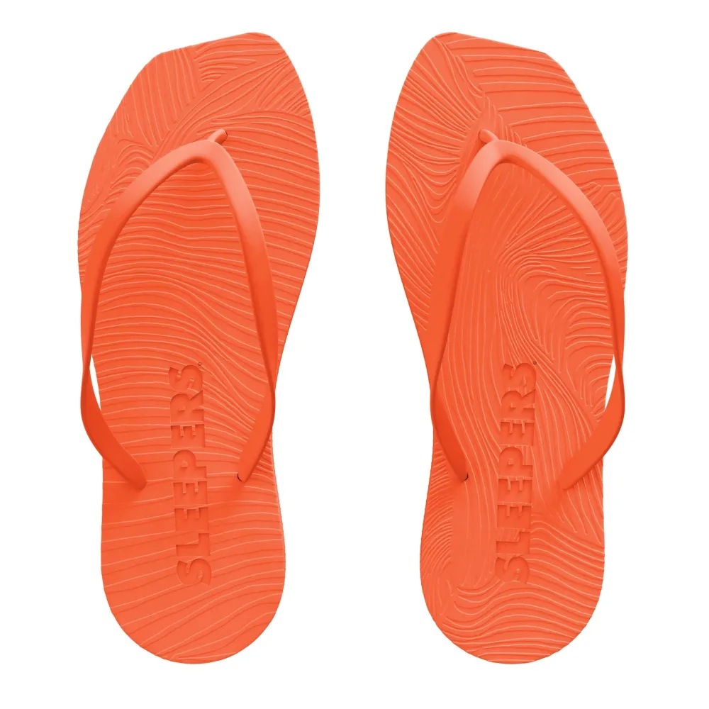 Sandals*Sleepers - Tapered Flip-flops ORANGE