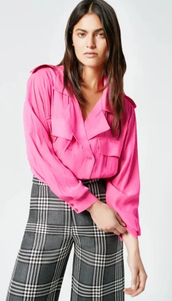 Blouses & Shirts*Smythe - Surplus Blouse ELECTRIC PINK