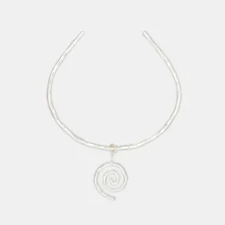 Colliers*Deux Lions Two Lions - Sacred Spiral Chocker