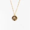 Colliers*Deux Lions Two Lions - Zodiac Female Body Gold Leo
