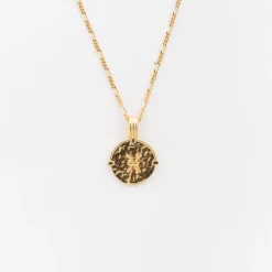 Colliers*Deux Lions Two Lions - Zodiac Female Body Gold Pisces