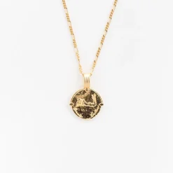 Colliers*Deux Lions Two Lions - Zodiac Female Body Gold Scorpio