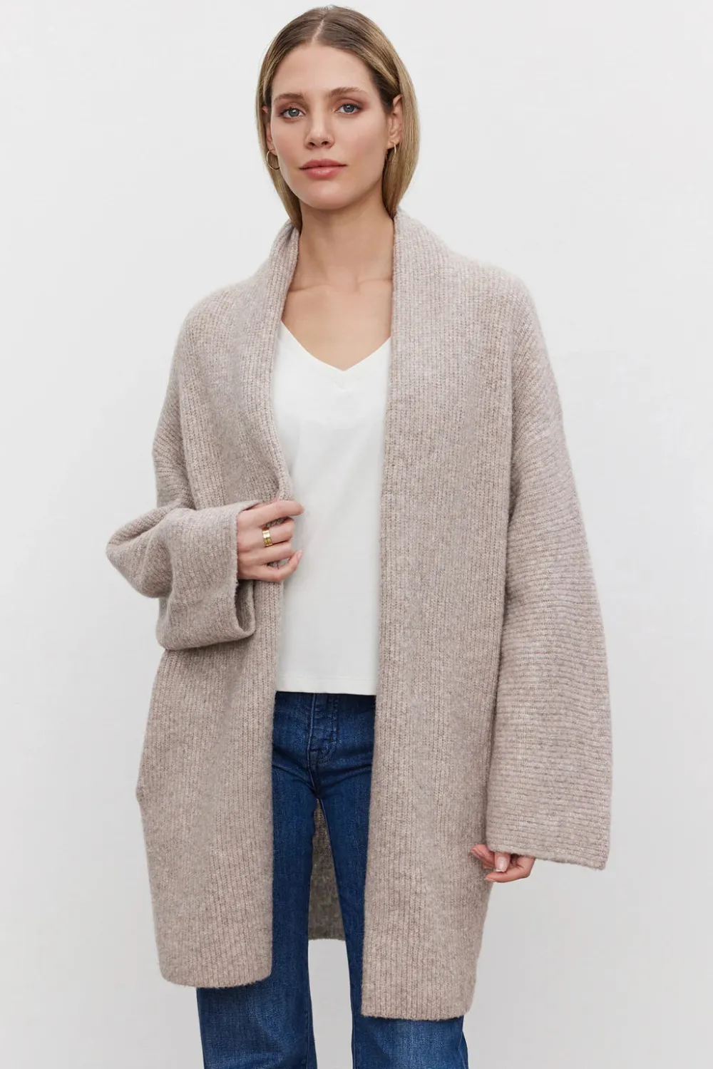 Cardigans*Velvet - Calli DS Cozy Knits Cardi OAT