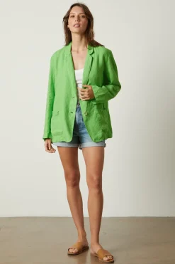 Blazers & Vestes*Velvet - Cassie Heavy Linen Blazer PIX