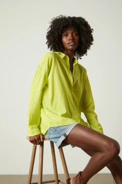 Blouses & Shirts*Velvet - Devyn Cotton Shirting Shirt BELIEVE