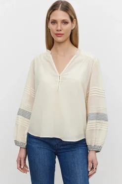 Blouses & Shirts*Velvet - Matilda CREAM