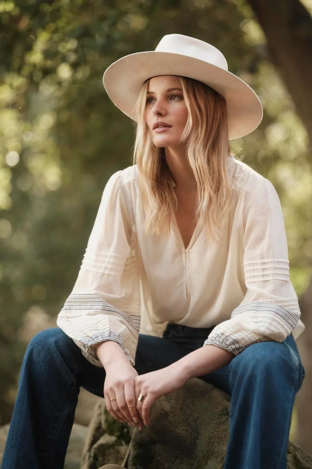 Blouses & Shirts*Velvet - Matilda CREAM