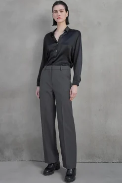 Trouser*Velvet - Prince DS Soft Suiting Pant CHARCOAL