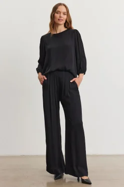 Trouser*Velvet - Rhetta BLACK