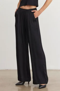 Trouser*Velvet - Rhetta BLACK