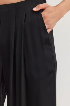 Trouser*Velvet - Rhetta BLACK